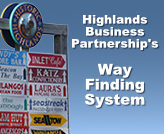 Highlands Business Partnership Way Finding System