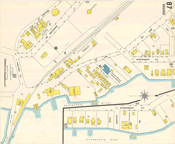 Image 37 of Sanborn Fire Insurance Map from New Jersey Coast, New Jersey  Coast, New Jersey. 1890 Vol. 1. 56 Sheet(s). Includes Atlantic Highlands,  Seaside, Navesink-Highlands, Highland Beach, Sea Bright, Monmouth Beach
