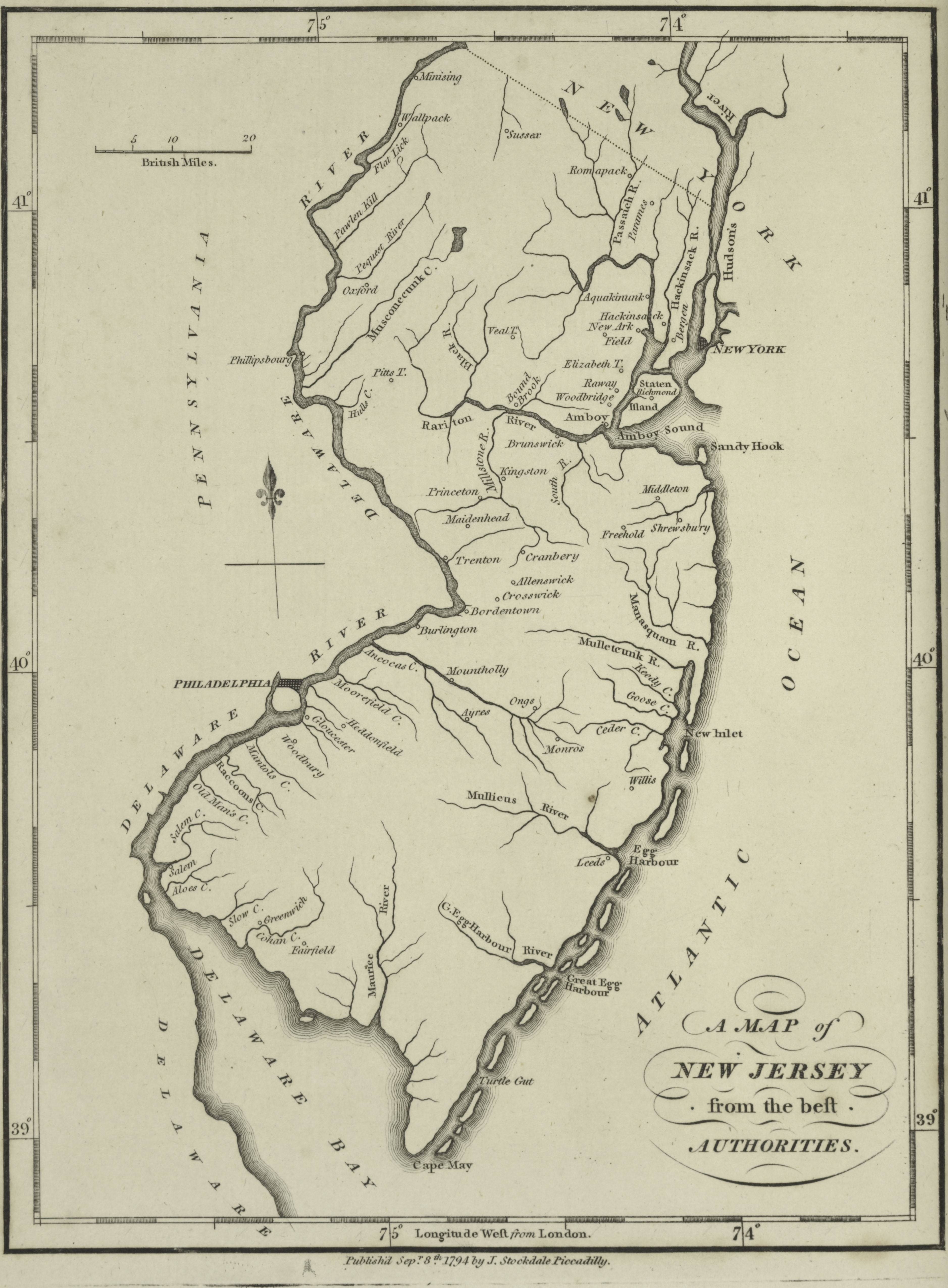 Maps of New Jersey